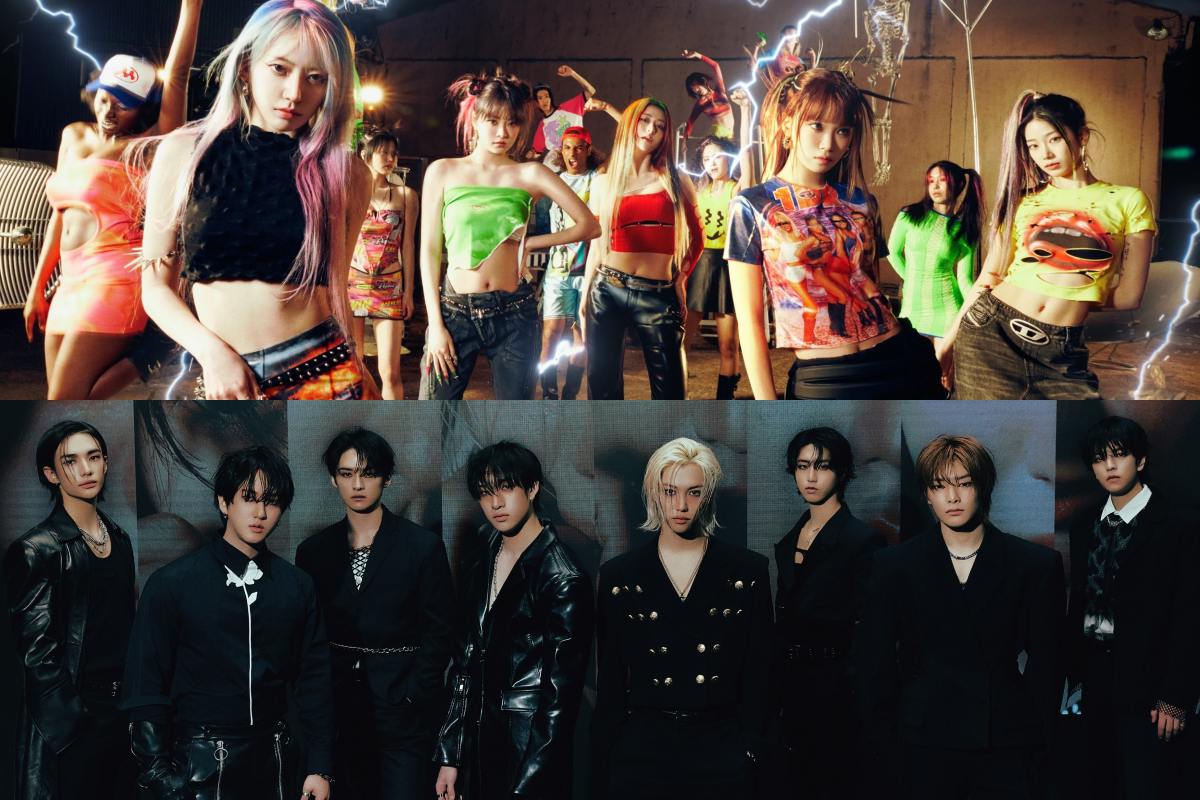 Top 10 biggest K-pop releases on the Japanese charts this week, including LE SSERAFIM and Stray Kids