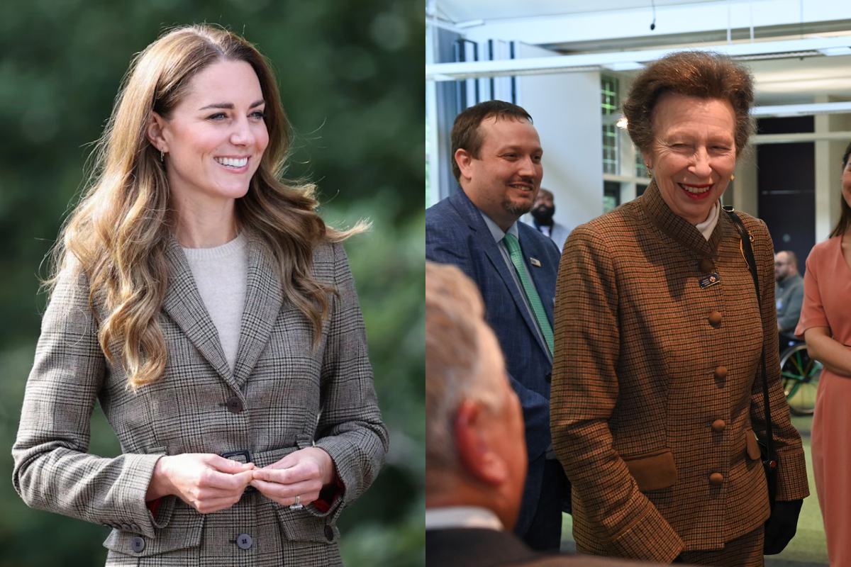 Princess Anne's fashion game did she get something from Kate Middleton's wardrobe