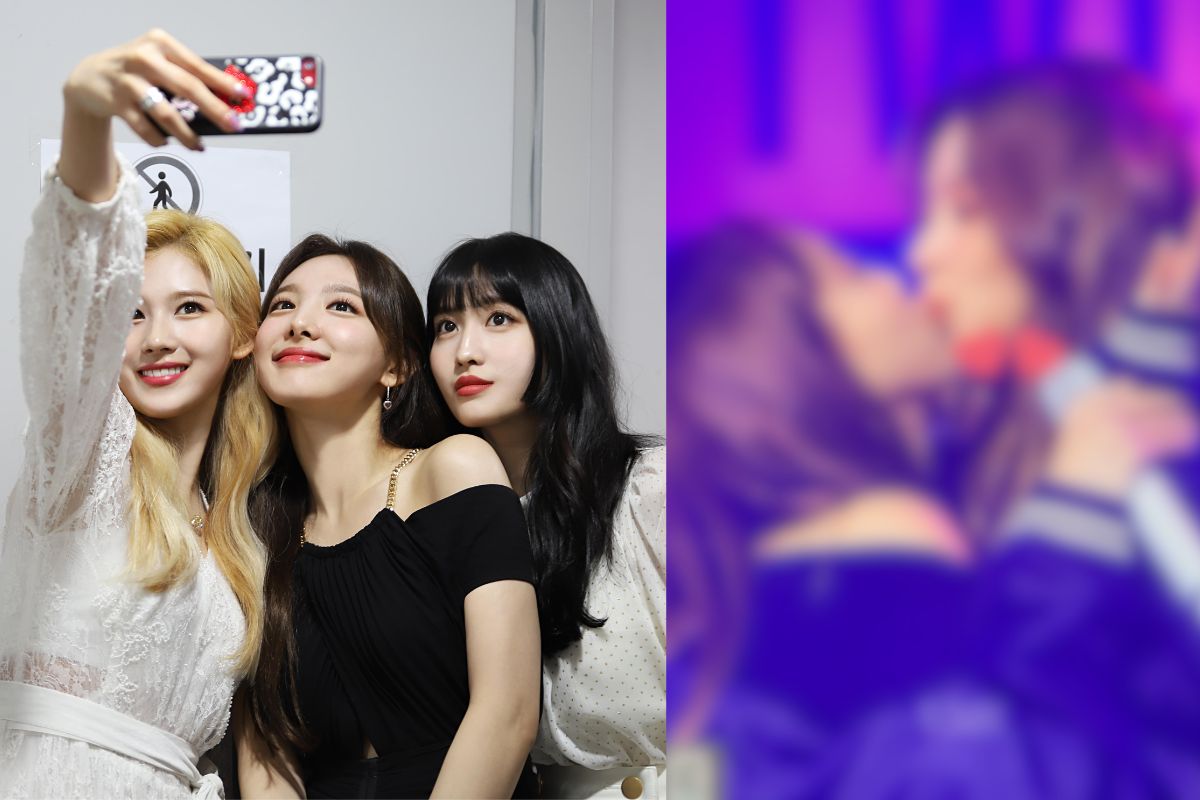 TWICE Momo's shocking reaction to seeing Nayeon and Sana kiss on the lips