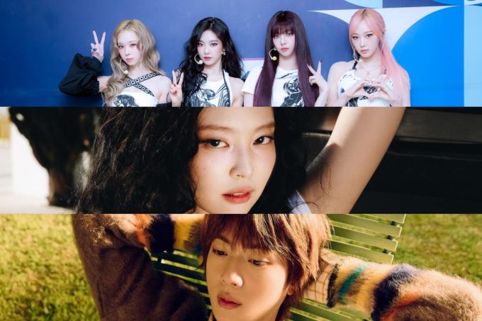 Top 10 biggest K-pop hits on the Billboard Global Excluding United States chart with BLACKPINK's Rosé and Jennie