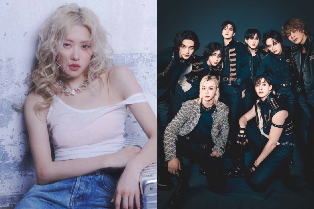 Top 10 K-pop collabs with a global artists in 2024, with BLACKPINK's Rosé and Stray Kids