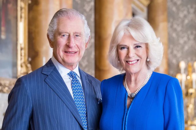 King Charles III and Queen Camilla Parkers attend church service at Crathie Kirk