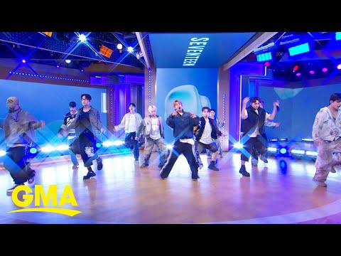 SEVENTEEN performs 'LOVE, MONEY, FAME (feat. DJ Khaled)' on GMA