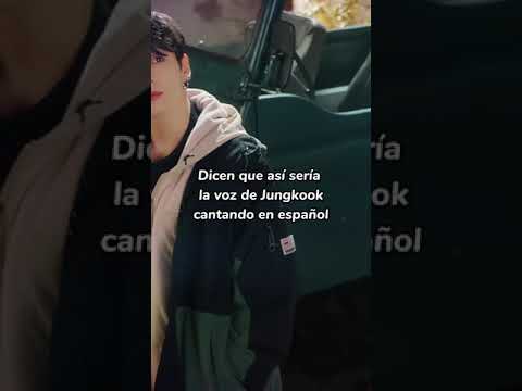 Así seria la voz de Jungkook en español