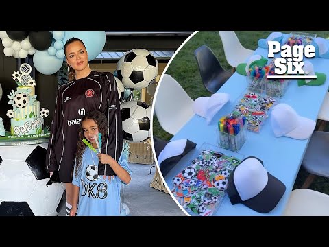 Inside Dream Kardashian's soccer-themed 8th birthday party