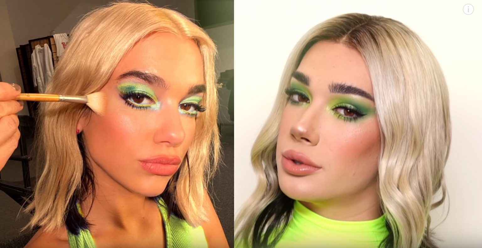 Se rumorea que James Charles en realidad es Dua Lipa con una doble vida