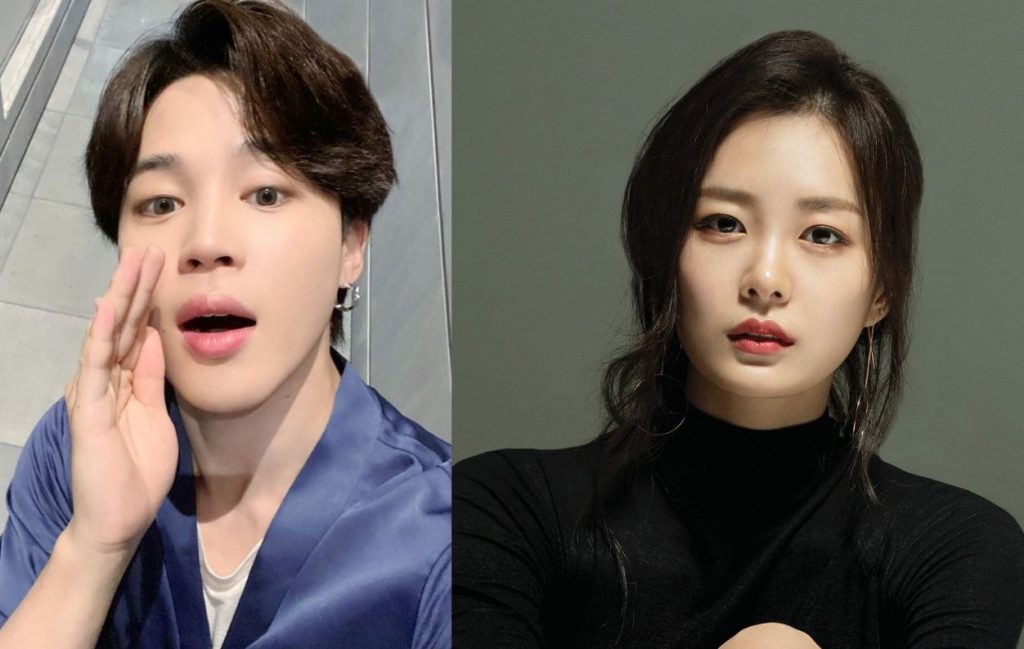 Jimin de BTS supuestamente tiene novia y su nombre es Song Da Eun