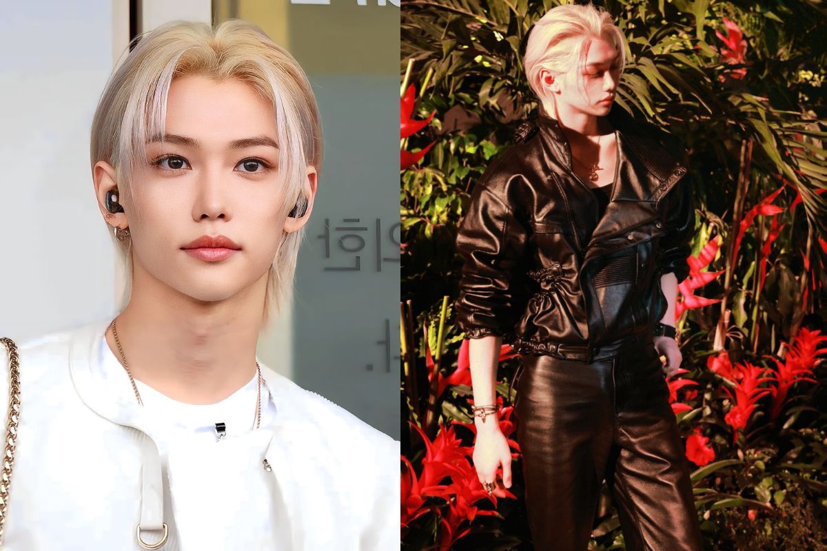 Felix de Stray Kids deleitó con su look en el desfile Pre-Fall 2024 de Pharrell para Louis Vuitton