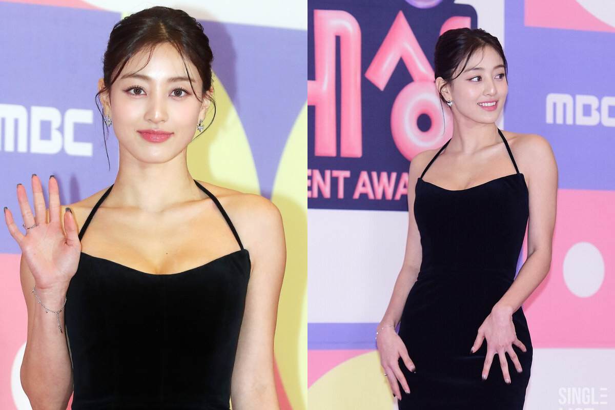 Jihyo de TWICE se hizo viral por su extrema belleza en los 2023 MBC Entertainment Awards