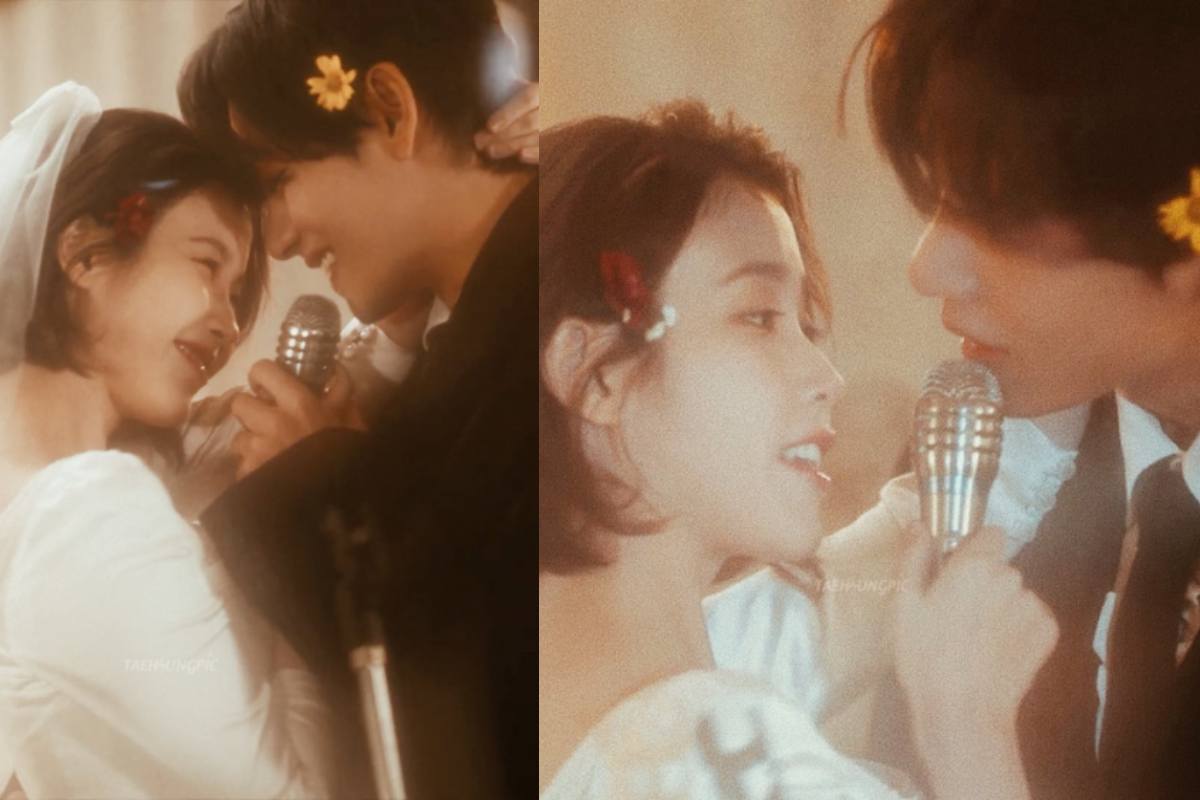 Internautas están flechados con la escena de bodas entre IU y V de BTS en el video musical de 'Love Wins All'