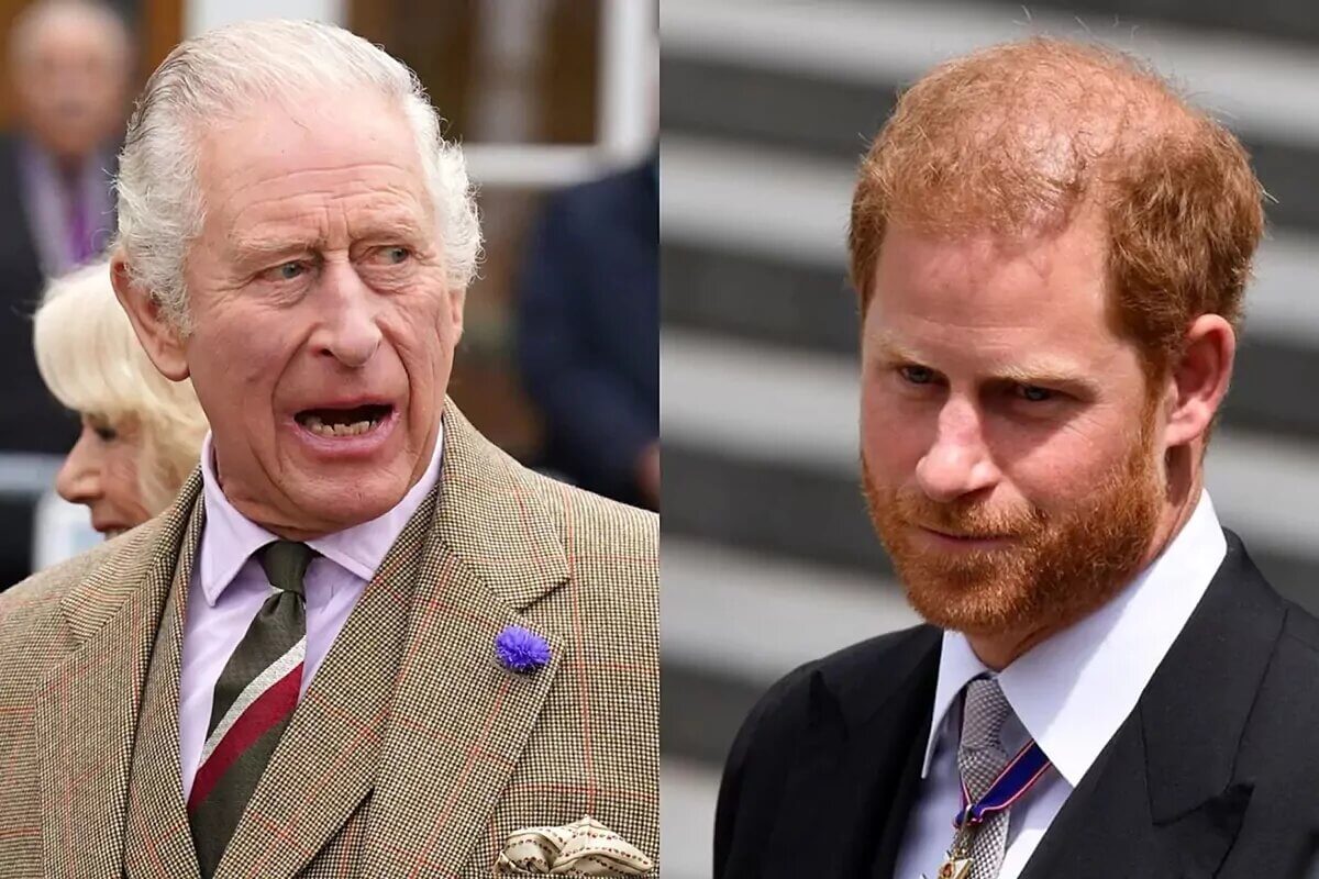 Así habría recibido el rey Carlos III al príncipe Harry tras su visita momentánea al Reino Unido