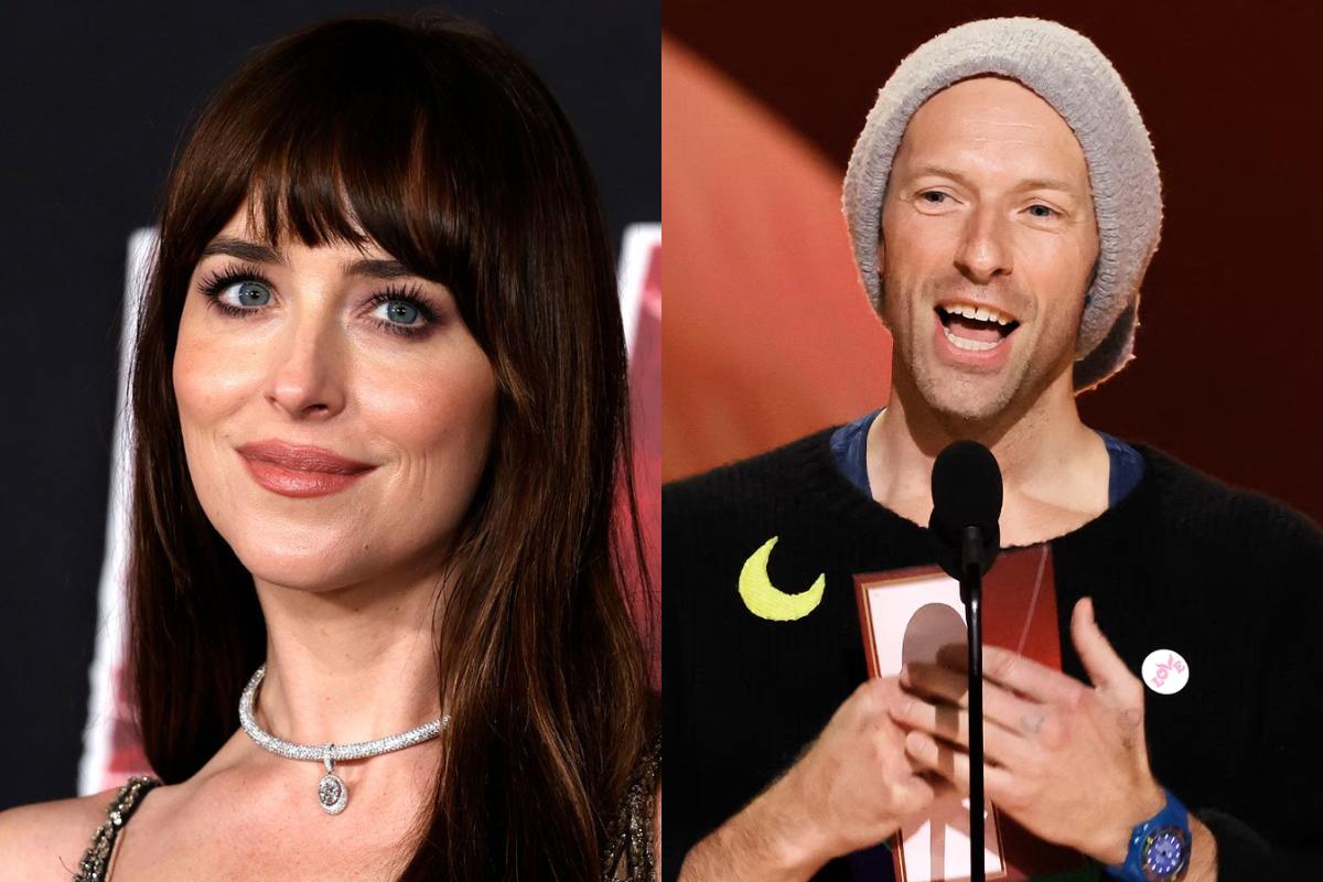 Dakota Johnson y Chris Martin vistos disfrutando de las playas de México