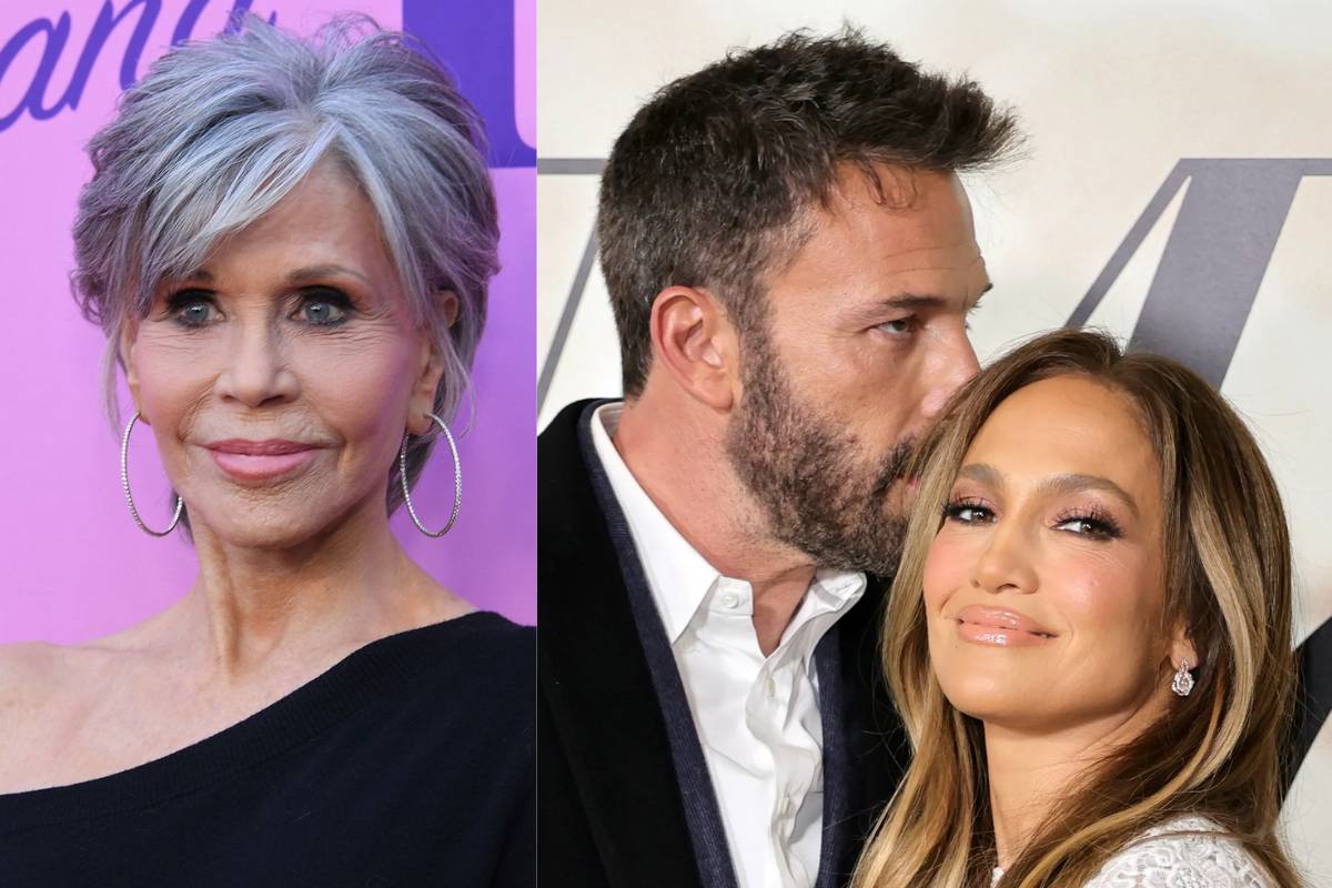 Jane Fonda cuestiona la relación de Jennifer Lopez y Ben Affleck 'No parece natural'