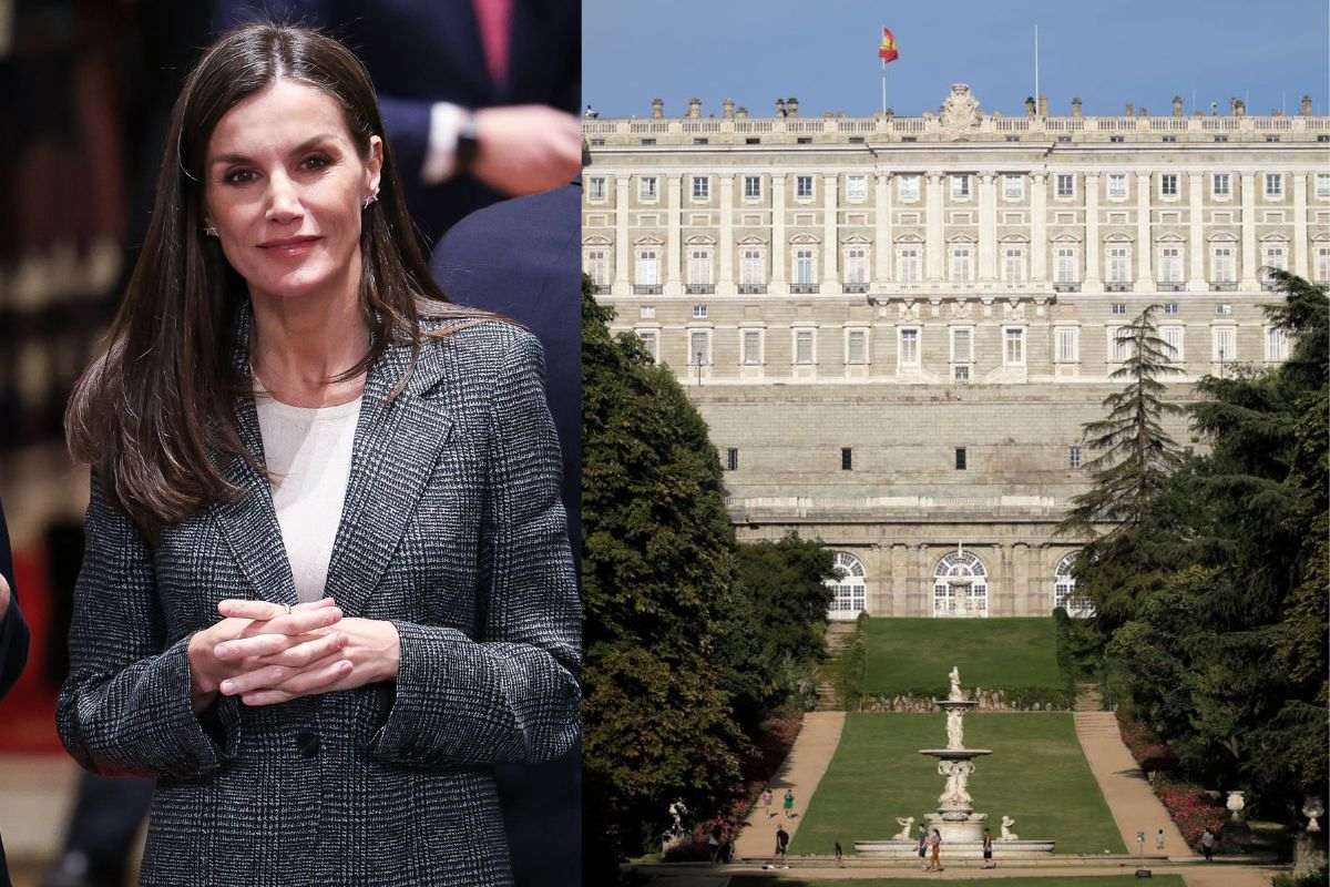 La original estatua de la reina Letizia que hace relucir los jardines del Palacio de Zarzuela