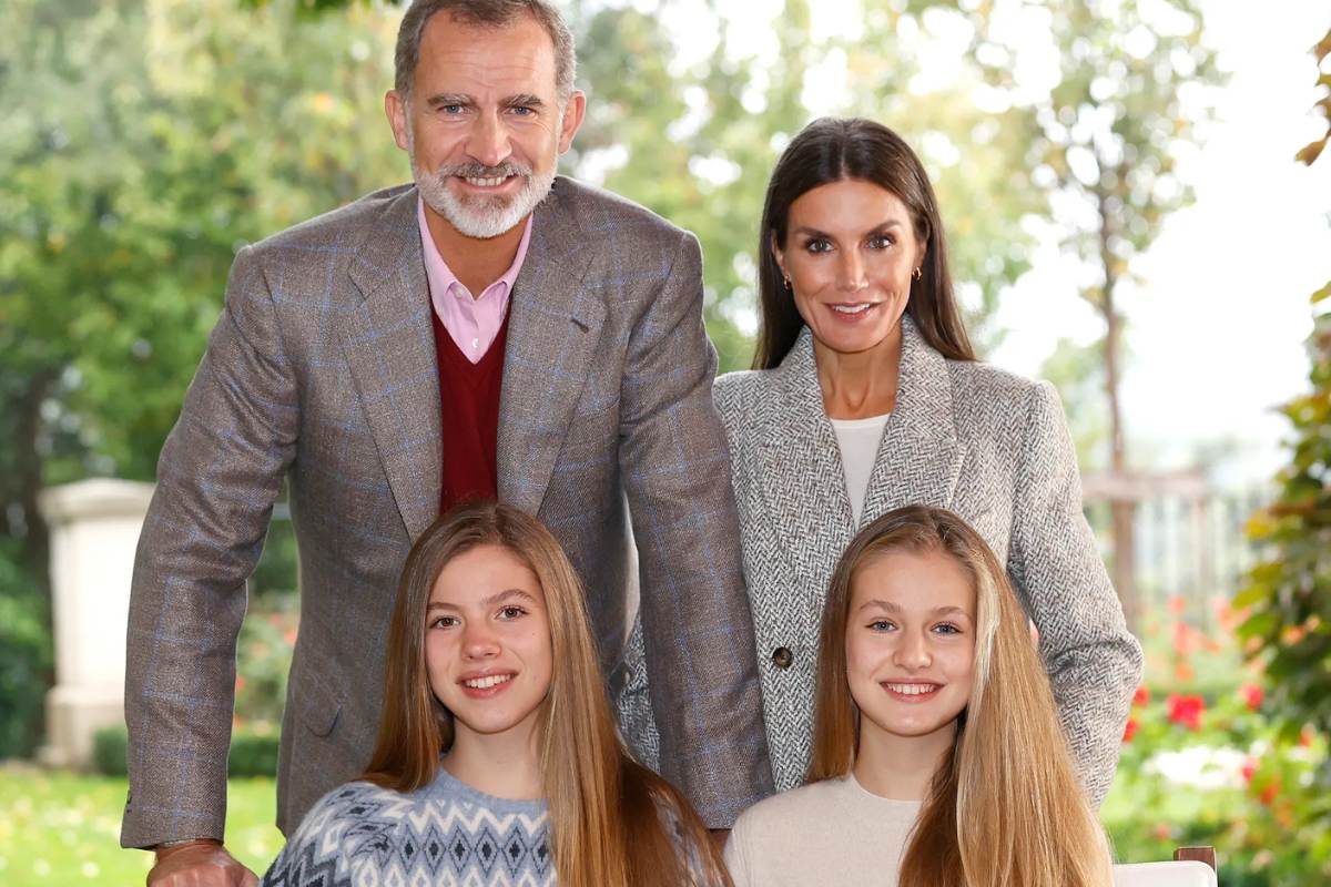 La reina Letizia, el rey Felipe VI, la infanta Sofia y la princesa Leonor se reunen para Semana Santa