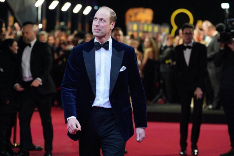 Medios británicos crítican la aparición del príncipe William en los premios BAFTA 2024
