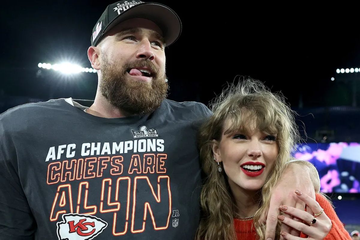 Taylor Swift comparte un video con Travis Kelce por primera vez en sus redes oficiales