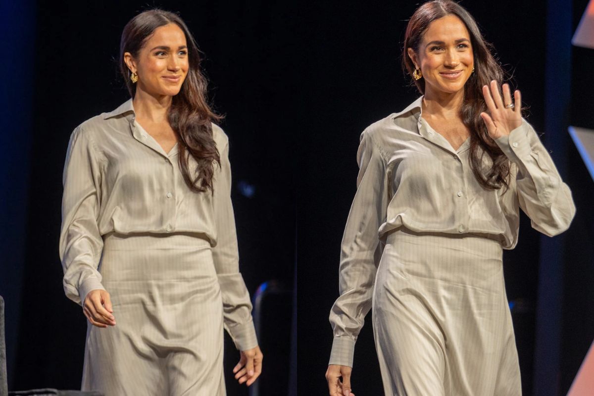 El look serio de Meghan Markle con el que apareció para celebrar el Día Internacional de la Mujer en Estados Unidos