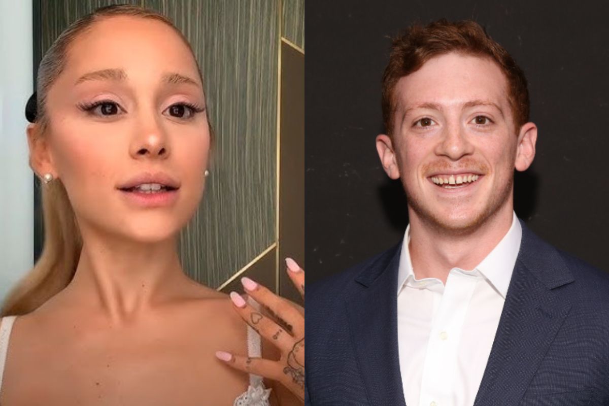 Confunden a Ethan Slater, el novio de Ariana Grande, con un indigente