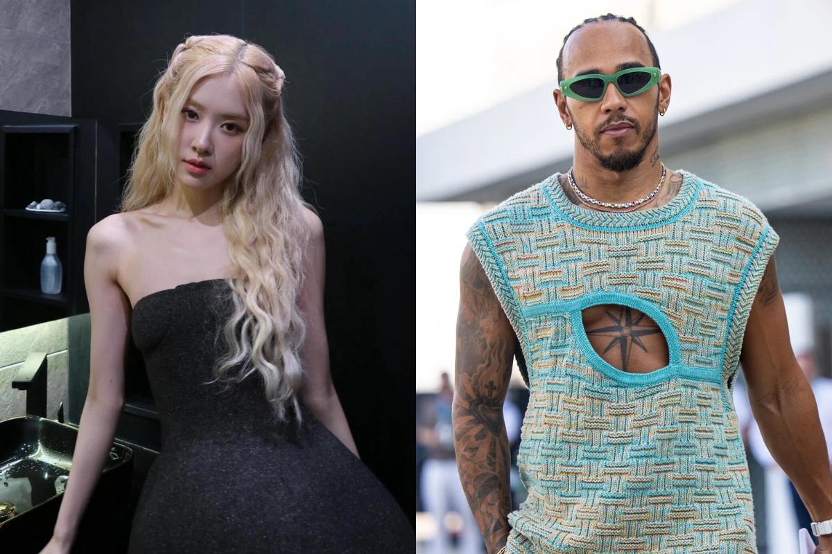 Rosé de BLACKPINK y Lewis Hamilton aparecen juntos encantando con su espectacular química