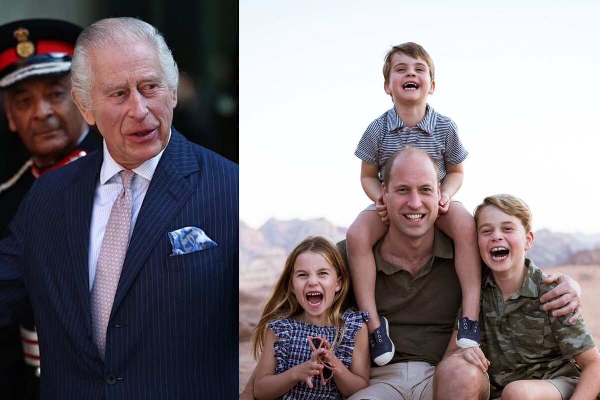 El guiño especial del rey Carlos III a sus nietos George, Charlotte y Louis en su retorno a sus deberes reales