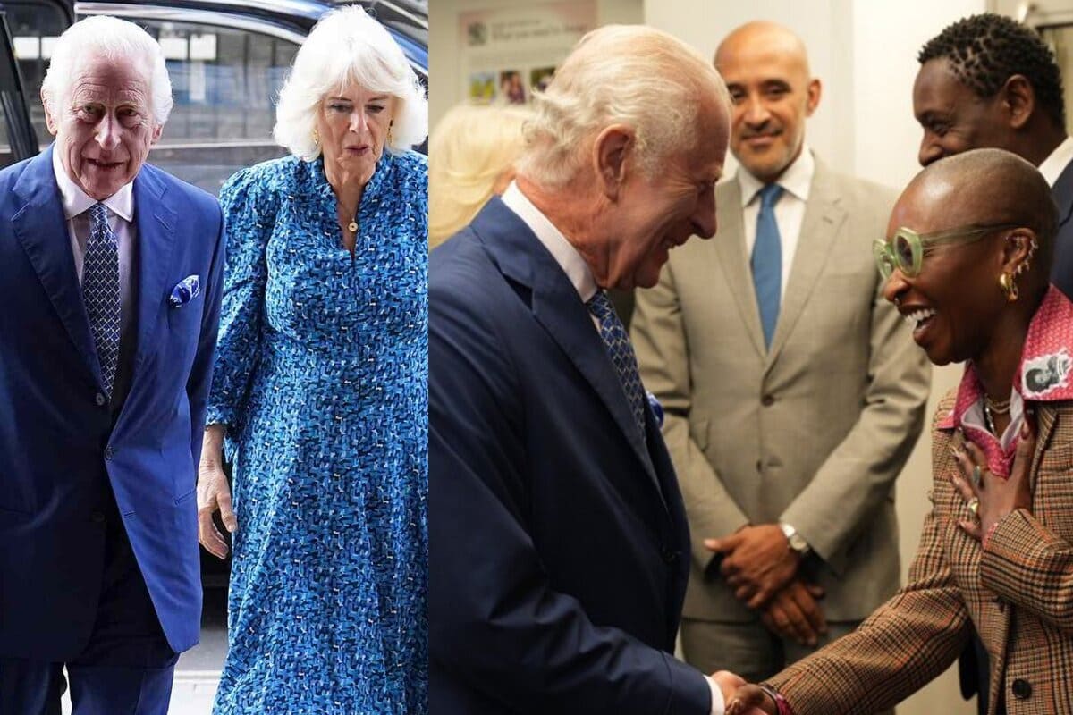 El rey Carlos III y la reina Camilla tuvieron un encuentro con Cynthia Erivo tras cancelar sus compromisos reales