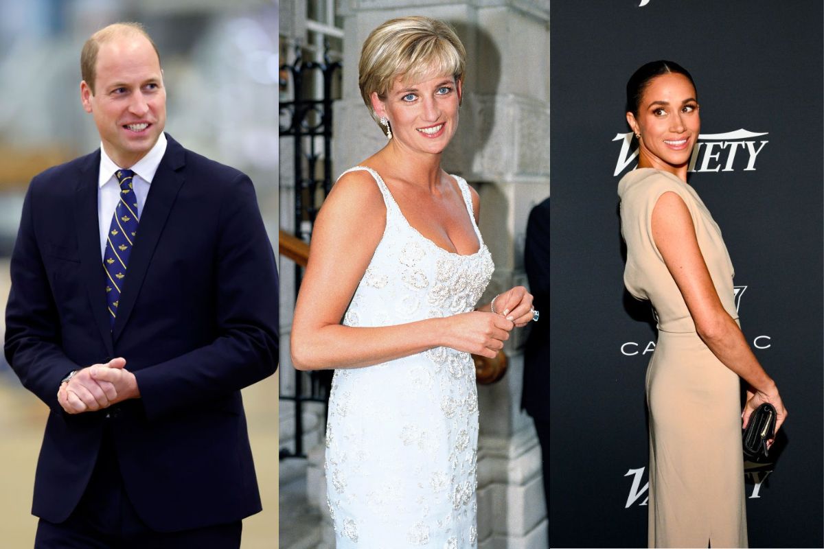 La 'insípida' reacción del príncipe William ante las comparaciones de Meghan Markle con la princesa Diana