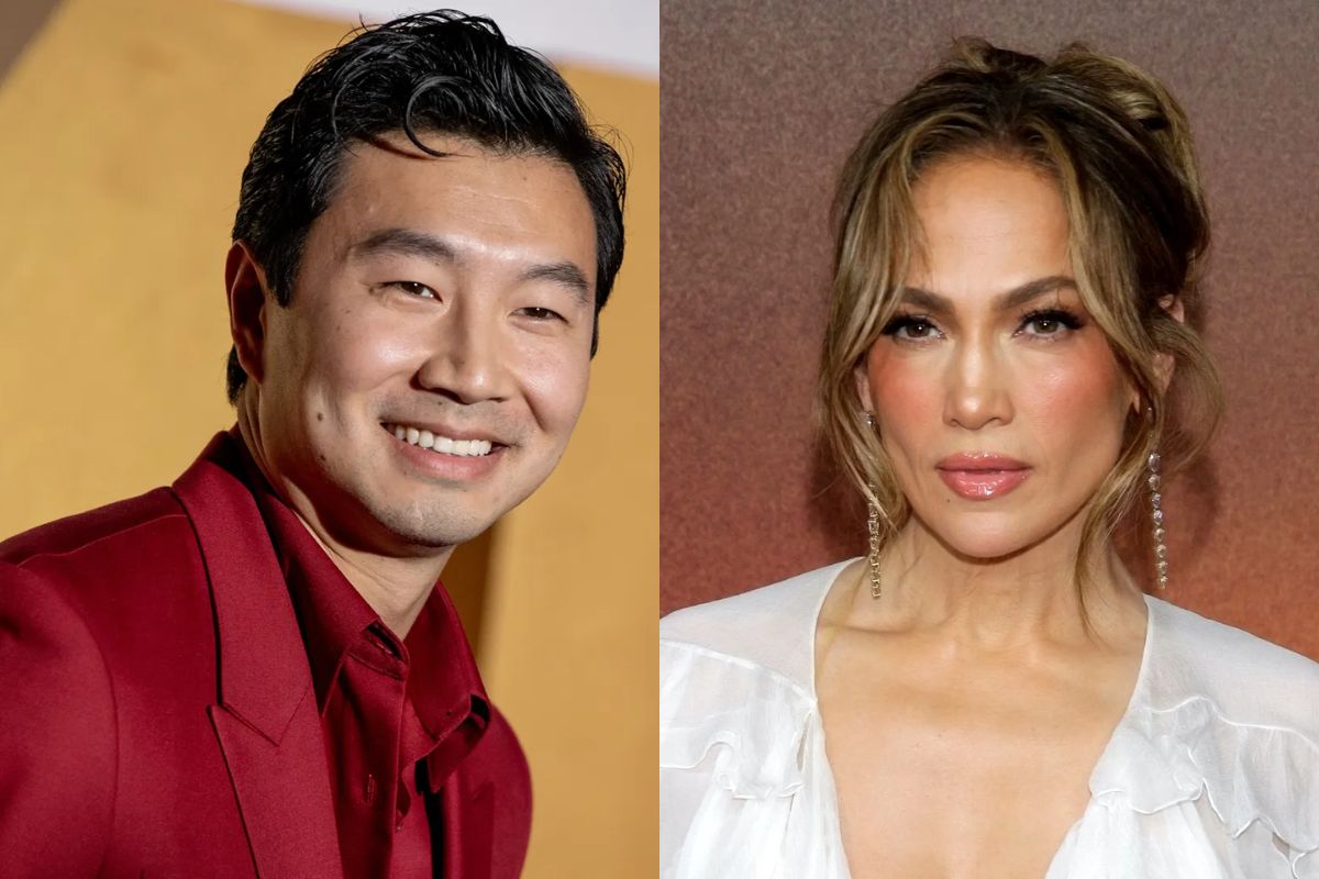 Simu Liu defiende a Jennifer Lopez de un reportero durante la rueda de prensa de 'Atlas'