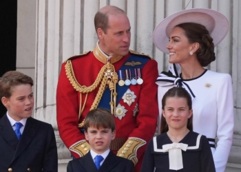 El conmovedor gesto de amor entre el príncipe William y Kate Middleton en el 'Trooping The Colour'