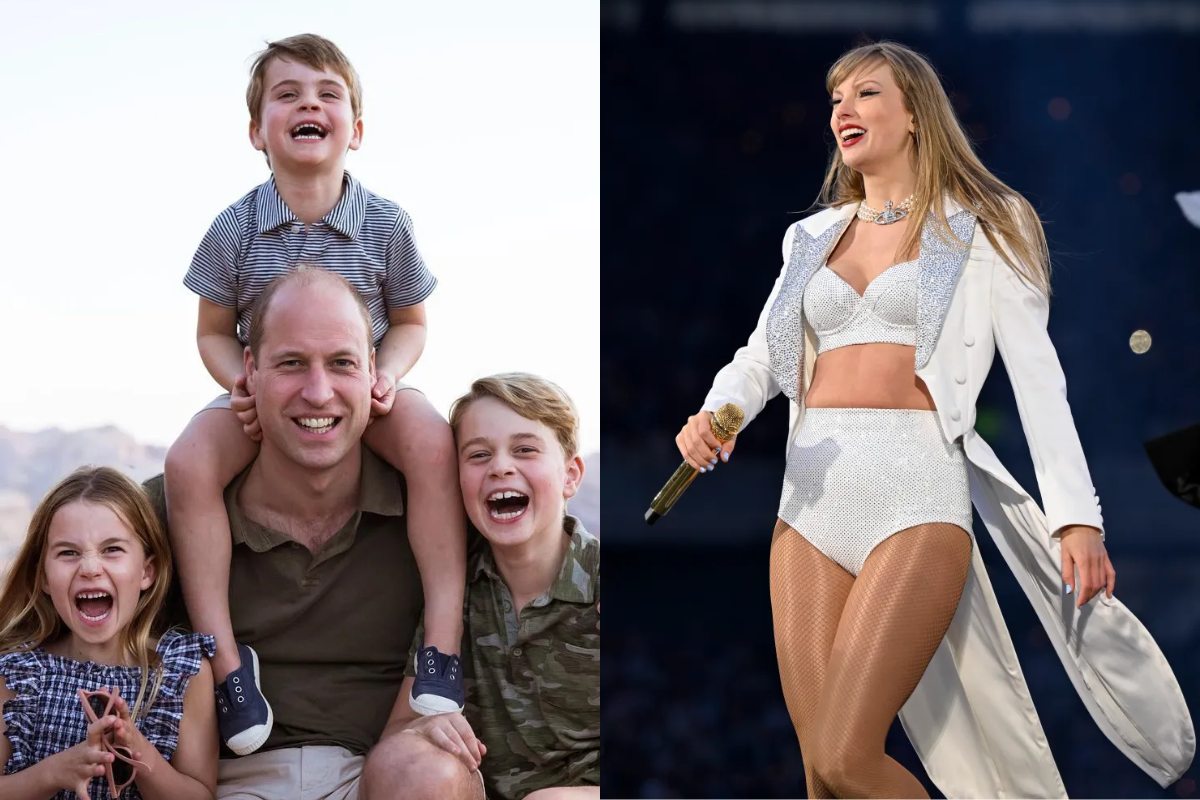 El príncipe William aparece en una adorable selfie con Taylor Swift y sus hijos, George y Charlotte