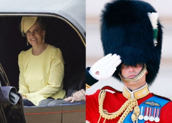 El príncipe William y la princesa Sofía tuvieron un conmovedor momento en el 'Trooping The Colour'