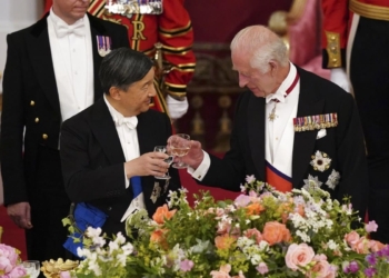 El rey Carlos III preparó un majestuoso banquete tras visita de los emperadores de Japón al Reino Unido