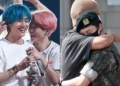 Jimin y V de BTS enamoran a sus fanáticos con un conmovedor abrazo