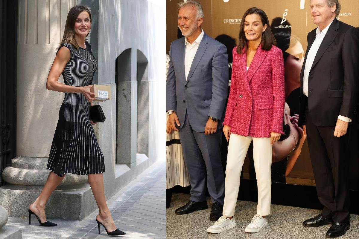 La reina Letizia fue obligada a dejar los tacones por zapatillas deportivas y calzado plano