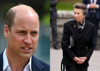 Al parecer, el príncipe William fue captado hablando sobre el accidente de la princesa Ana con los duques de Edimburgo