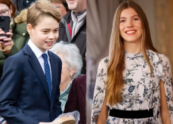 El encuentro del príncipe George con un princesa de Europa se viraliza en la Internet