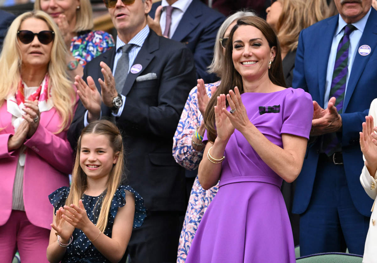 La princesa Charlotte se convirtió en el mejor apoyo para Kate Middleton en la final de Wimbledon