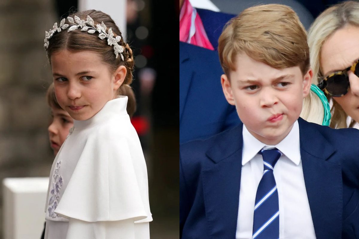 La princesa Charlotte su mostró 'comportamiento de jefe' al príncipe George