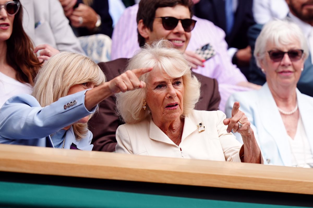 La reina Camilla hace acto de presencia en el torneo de tenis de Wimbledon