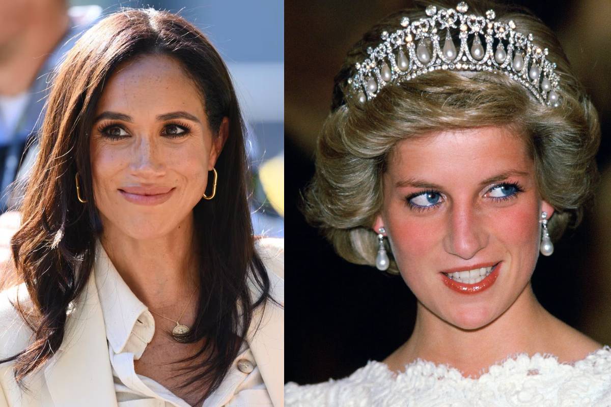 Meghan Markle nuevamente le hace un guiño a su suegra, la princesa Diana, en Estados Unidos