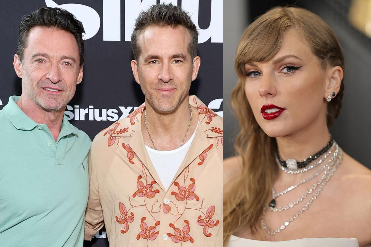 Ryan Reynolds y Hugh Jackman, estrellas de 'Deadpool y Wolverine', esperan unirse más a Taylor Swift