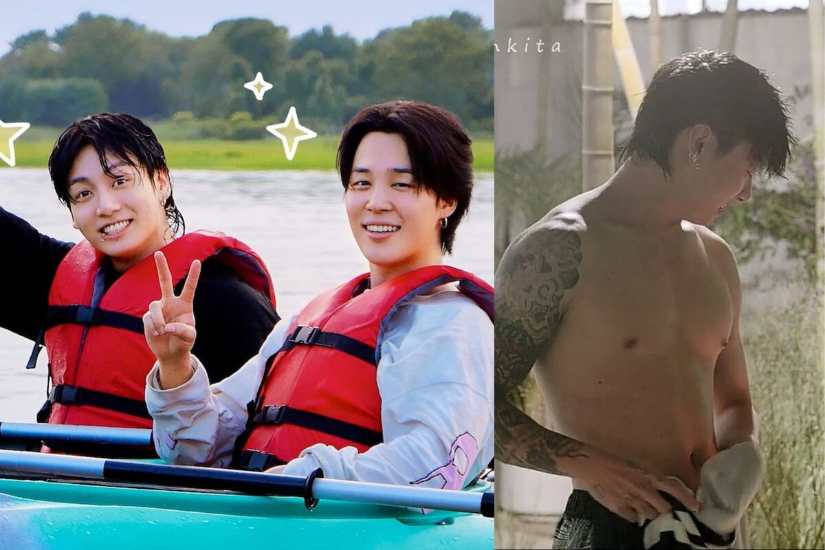 Jimin y Jungkook de BTS encienden las redes al mostrarse sin camisa en su programa 'Are You Sure!'