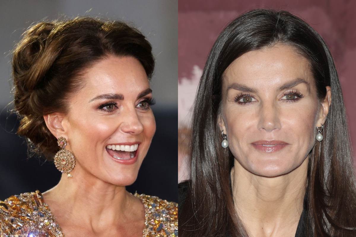 4 veces en las que Kate Middleton y la reina Letizia usaron looks muy parecidos