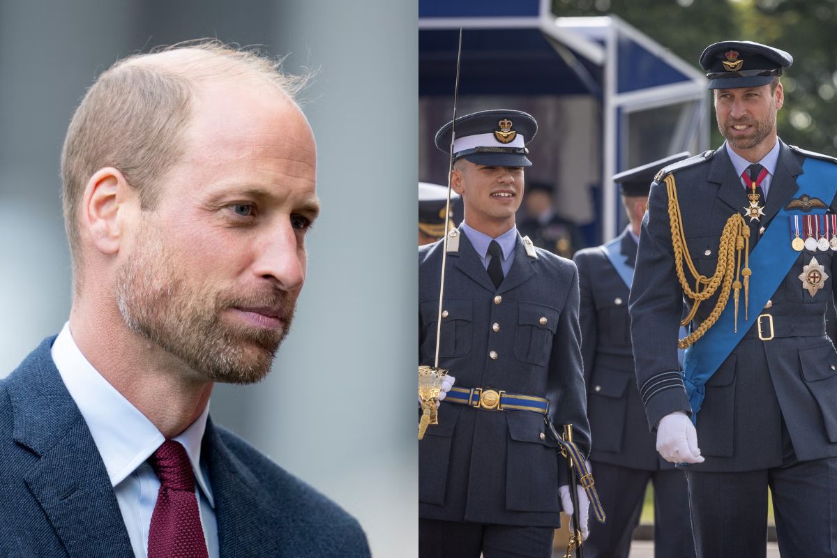 El príncipe William vuelve a lucir su barba en un evento militar