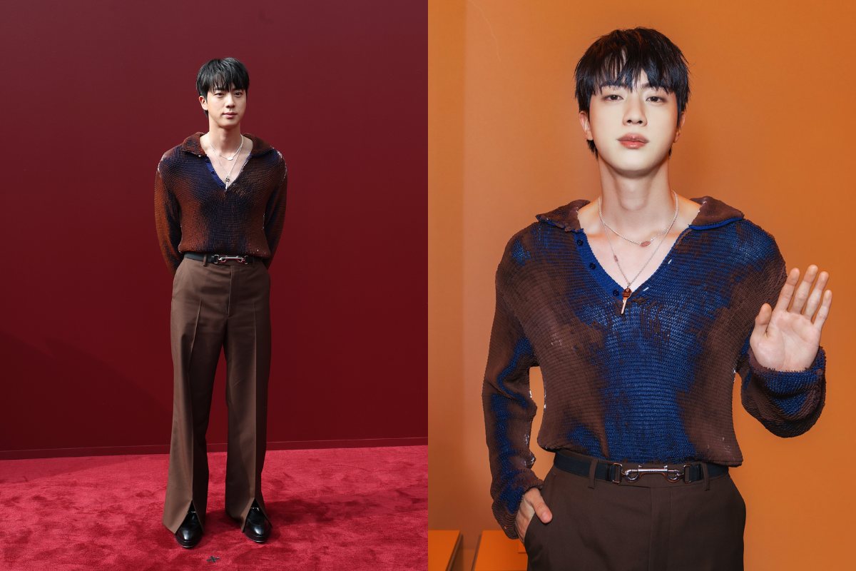 Jin de BTS deslumbra en la Semana de la Moda de Milán junto a varias celebridades