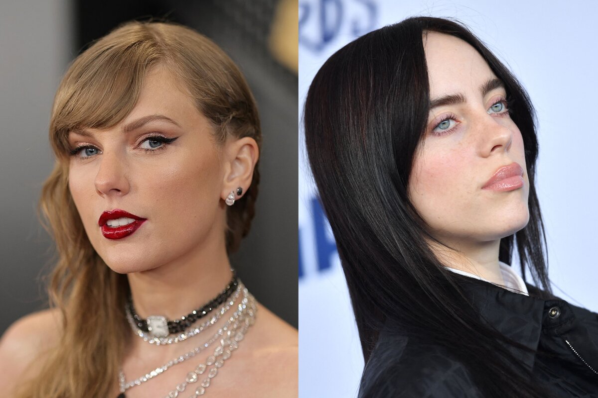 Taylor Swift y Billie Eilish derrotan a Ariana Grande en los VMAs 2024