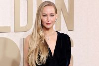 Jennifer Lawrence presume su segundo embarazo por primera vez en la alfombra roja