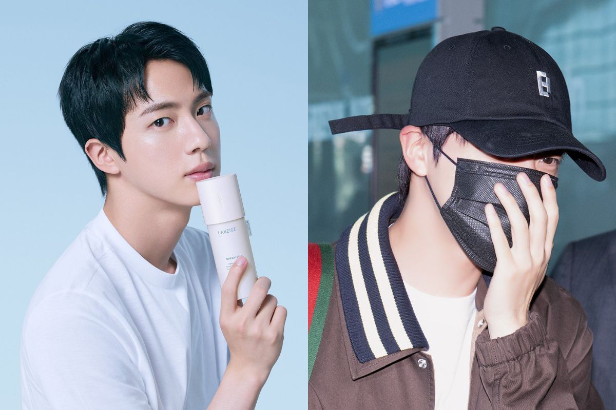 Jin de BTS se hace viral por su reacción al ser visto con la cara descubierta y "feo" en el aeropuerto