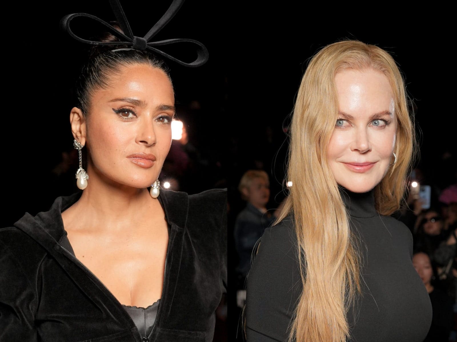 Nicole Kidman y su incómodo desprecio a Salma Hayek en la semana de la moda en París 2024