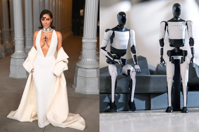 ¿Kim Kardashian compró un robot Tesla?